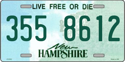 NH license plate 3558612