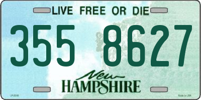 NH license plate 3558627