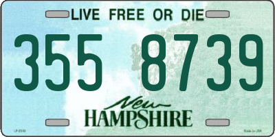 NH license plate 3558739