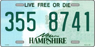 NH license plate 3558741