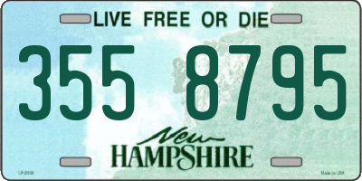 NH license plate 3558795