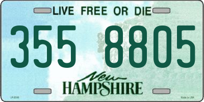NH license plate 3558805