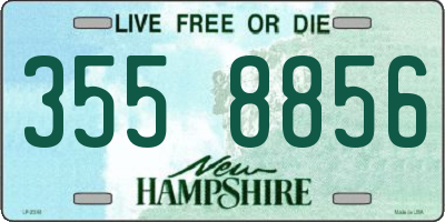 NH license plate 3558856