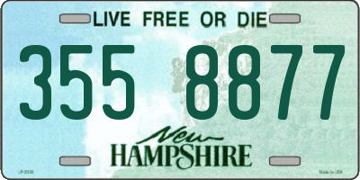 NH license plate 3558877