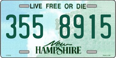 NH license plate 3558915