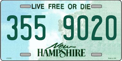 NH license plate 3559020