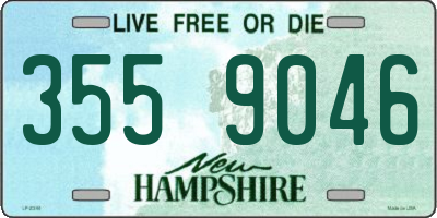 NH license plate 3559046