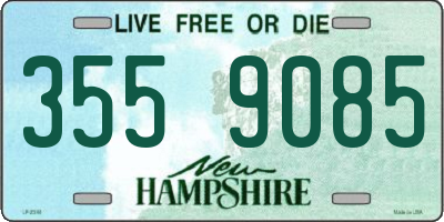 NH license plate 3559085