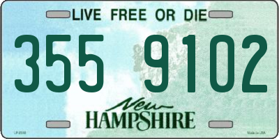 NH license plate 3559102