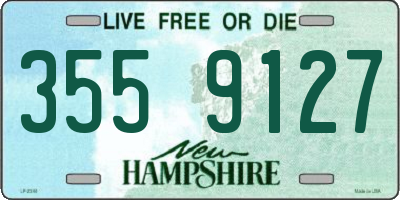 NH license plate 3559127