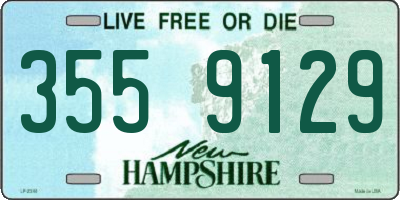 NH license plate 3559129