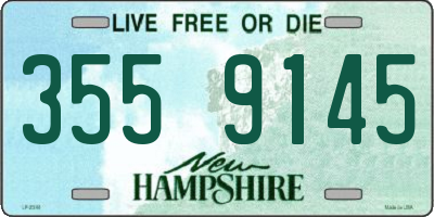 NH license plate 3559145