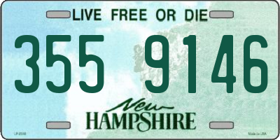 NH license plate 3559146