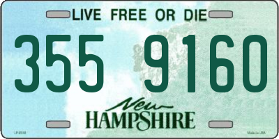 NH license plate 3559160
