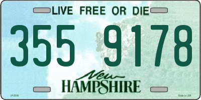 NH license plate 3559178
