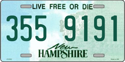 NH license plate 3559191