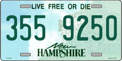 NH license plate 3559250