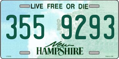 NH license plate 3559293