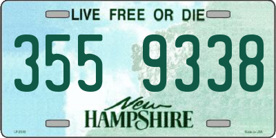NH license plate 3559338