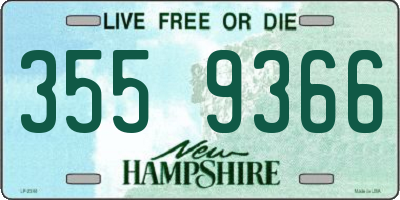 NH license plate 3559366