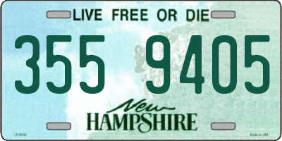 NH license plate 3559405