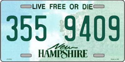 NH license plate 3559409