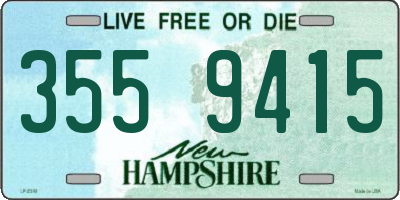 NH license plate 3559415