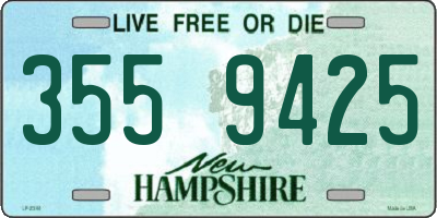 NH license plate 3559425