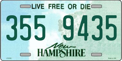 NH license plate 3559435