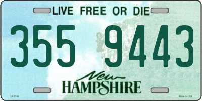 NH license plate 3559443