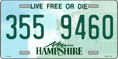 NH license plate 3559460