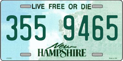 NH license plate 3559465