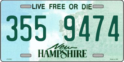NH license plate 3559474