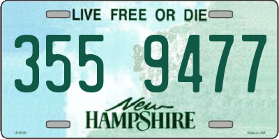 NH license plate 3559477