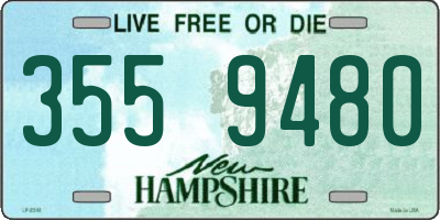 NH license plate 3559480