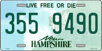 NH license plate 3559490
