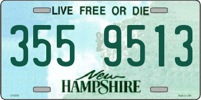 NH license plate 3559513