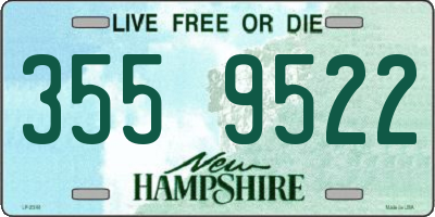NH license plate 3559522