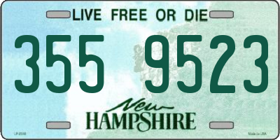 NH license plate 3559523