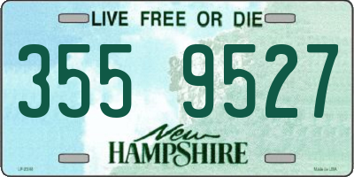 NH license plate 3559527