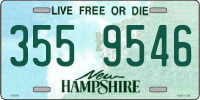NH license plate 3559546