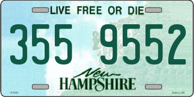NH license plate 3559552