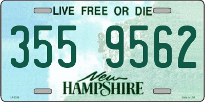 NH license plate 3559562