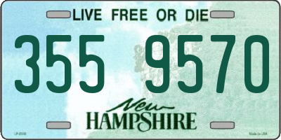 NH license plate 3559570