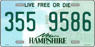 NH license plate 3559586