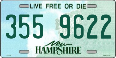 NH license plate 3559622