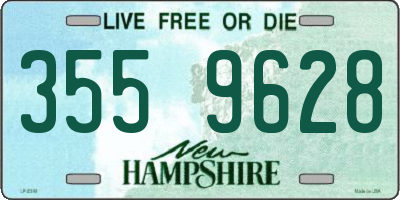 NH license plate 3559628