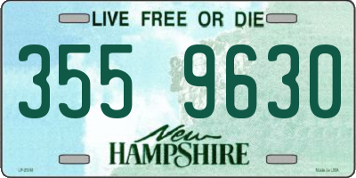 NH license plate 3559630