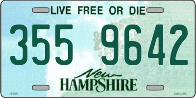 NH license plate 3559642