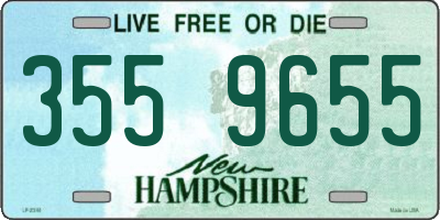 NH license plate 3559655